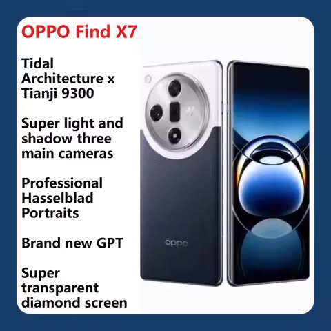 OPPO Find X7 5G Smartphone 50MP Main Camera + 64MP Periscope Lens Dimensity 9300 120Hz Display Smartphone Mobile Phones