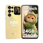 OUKITEL C68 Plus 6000mAh Smartphone, 24GB+256GB, 7.2"+1.81" Dual Display 120H Mobile Phone 64MP Main Camera NFC Cellphone