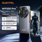Oukitel WP200 Pro 5G Modular Rugged Phone Detachable Earphone watch 72GB+1TB MTK8200 Smartphone 108MP cell phone