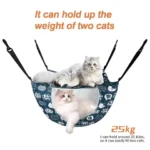 Pet Supplies Cat Nest Hammock Suspended Adjustable Cat Cage Hammock Climbing Frame Swing Cat Bed Mat