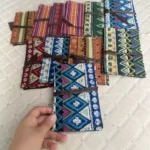 Portable Cigarette Tobacco Bag With Cigarette Holder Metal pipe Rolling Paper Storage Pouch Tobacco Pouch Paper Holder