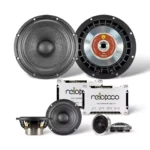 Premium 3-Way Car Audio Component Speakers with Crossover 6.5" Midbass Tweeter for Car Sound System Upgrade