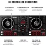 Professional DJ Controller with 2 Decks Built-in Mixer FX Paddles and Audio Interface for Serato Software