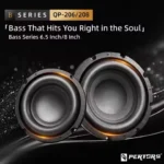 Q-PERTORS 6.5/8 Inch 200W/220W Car Subwoofer Audio Speaker for Car Home Theater System Upgrade Stereo Component Modification