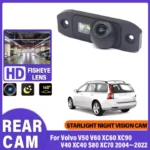Rear View Backup Camera For Volvo V50 V60 XC60 XC90 V40 XC40 S80 XC70 2004~2012 2013~2022 Fisheye Night Vision Reversing Camera