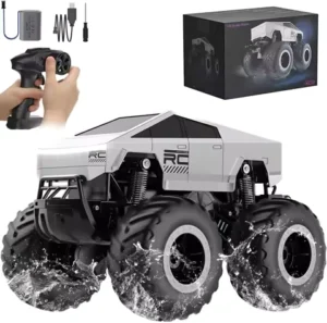 Remote Control Car Off-Road Pick-up Truck, 4WD Amphibious RC Trucks Toy RC Cars for All Terrain, 1:16 Scale Hobby Monster Truck