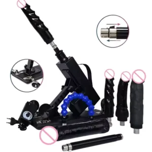 ROUGH BEAST Sex Machine for Women and Men with Dildo Attachment Automatic Masturbation Machine 3XLR Connector Sex Toys Products