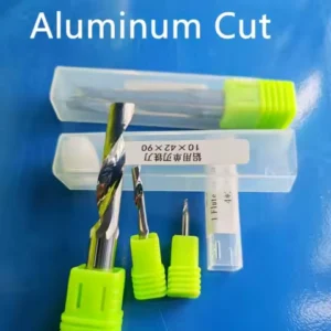 RU 10pcs Single Flute Aluminium Milling Cutter