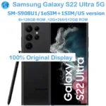 Samsung Galaxy S22 Ultra 5G S908U1 Android Smartphone 6.8-inch 8/12GB RAM 108MP Phone S22U US Version 5000mAh Original Unlocked