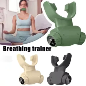 Silicone Respiratory Trainer Lung Ventilator Fitness Equipment High-altitude Respiratory Training Tools for Exercise