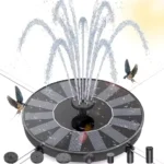 Solar Water Fountain Pool Pond Waterfall Fountain Garden Decoration Outdoor Bird Bath Solar Powered Floating Water Pump