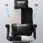 Support Stretch Office Chair Neck Headrest Leather Waterproof Gaming Chair Black Nordic Sillon Reclinables Theater Furniture