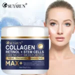 SUYARUN Anti-Aging Retinol Collagen Stem Cell Face Cream - Firming Hydrating Moisturizer Reduces Wrinkles & Fine Lines, All Skin