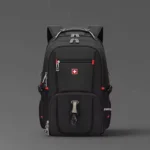 SWISS 17" Laptop Backpack Waterproof USB Charge Port Swiss-style Multifunctional Rucksack Schoolbag Mochila Hiking Travel bag