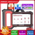 THINKCAR THINKSCAN PLUS S4 S7 OBD2 Scanner ECM ABS SRS TCM BCM System DIY Optional Reset Wifi Free Update Car Diagnostics Tools