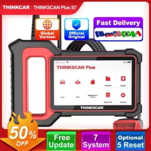 THINKCAR THINKSCAN PLUS S4 S7 OBD2 Scanner ECM ABS SRS TCM BCM System DIY Optional Reset Wifi Free Update Car Diagnostics Tools