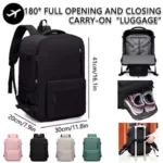 Travel Backpack Airline Approved Low-Cost Airline Solid Color Leisure Large Capacity Commuter Computer Bag Backpack