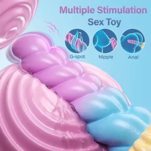Vibrating Dildo Soft Silicone Vibrator Remote Control Jump Egg Clitoral Anal Plug Stimulator Adult Vagina Sex Toy for Women Men