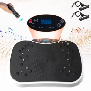 Vibration Plate Exercise Machine Portable Full-Body Workout Training Fat Burning Bluetooth Remote Control Weight Loss Shaping