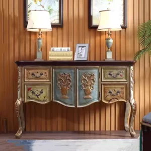 Vintage Luxury Living Room Cabinets Premium Classic Beauty Storage Living Room Cabinets Trendy Design Vitrinas Furniture