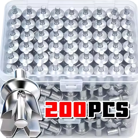 Wholesale Round Head Expansion Rivets Aluminum Alloy Piercing Knock Type Screws Fastener Hardware Hammer Drive Expansion Nails