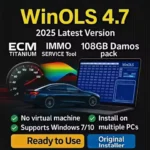 Winols 4.7 + ECM TITANIUM 26100 ECU Programming Tool Software+ 93GB Damos Files + Immo Service Tool V1.2+Leaning Video Guid