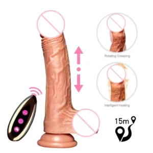 Wireless Remote Control Dildo Female Masturbation Sex Toys for Adult Telescopic Penis Vibrators Vagina Anal for Women Stimulator