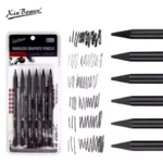 Wood Free Graphite Sketching Carbon Pencil Set for Art Students Drawing Charcoal Pencil Solid Wholesale