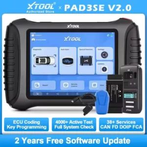 XTOOL X100 PAD3SE Key Programming Automotive Diagnostic Tool X100PAD3 Elite IMMO Auto Key Programmer ECU Coding CAN FD DOIP FCA